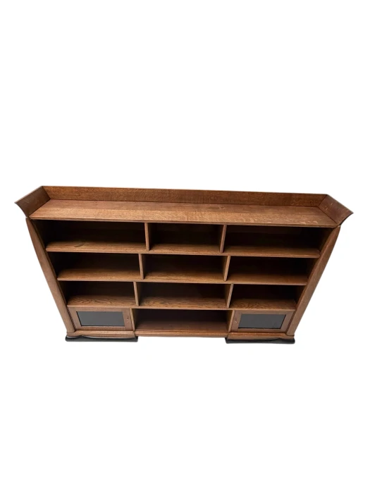 1920s Art Deco Open Bookcase by Paul Bromberg for H. Pander